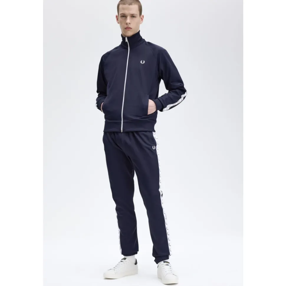 Fred Perry Taped Track Pant Carbon Blue