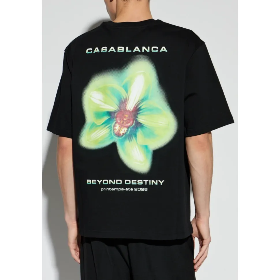 Glitch Orchid Oversized Short Sleeve T-Shirt
