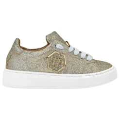 Glitter Lo-Top Sneakers Hexagon