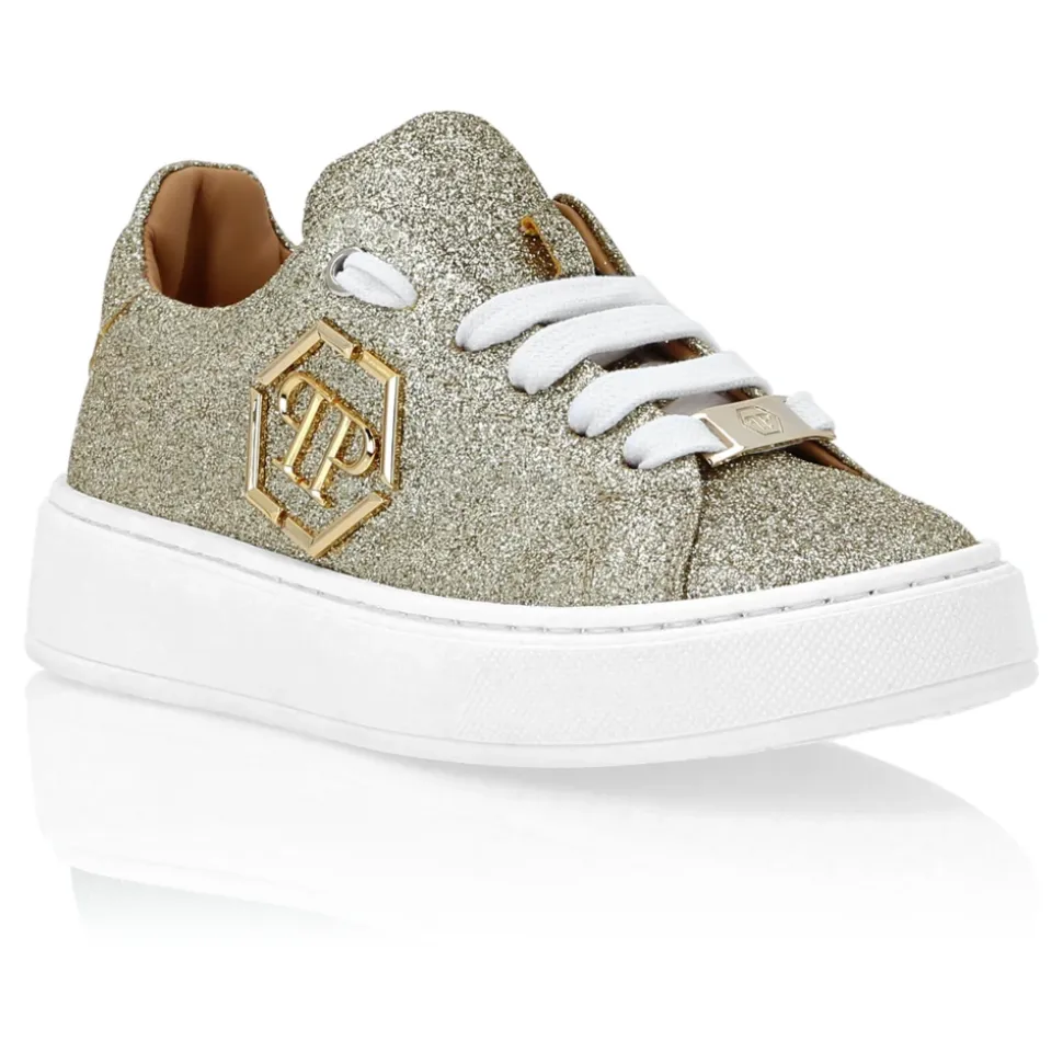 Glitter Lo-Top Sneakers Hexagon