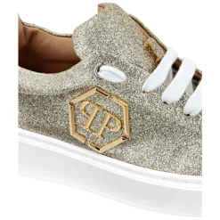 Glitter Lo-Top Sneakers Hexagon