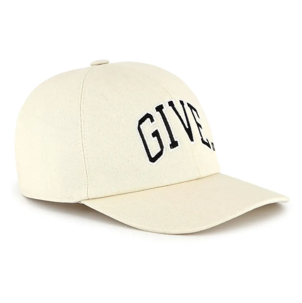 Gorra Blanca de Algodón con Logo Bordado