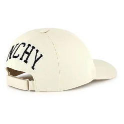 Gorra Blanca de Algodón con Logo Bordado