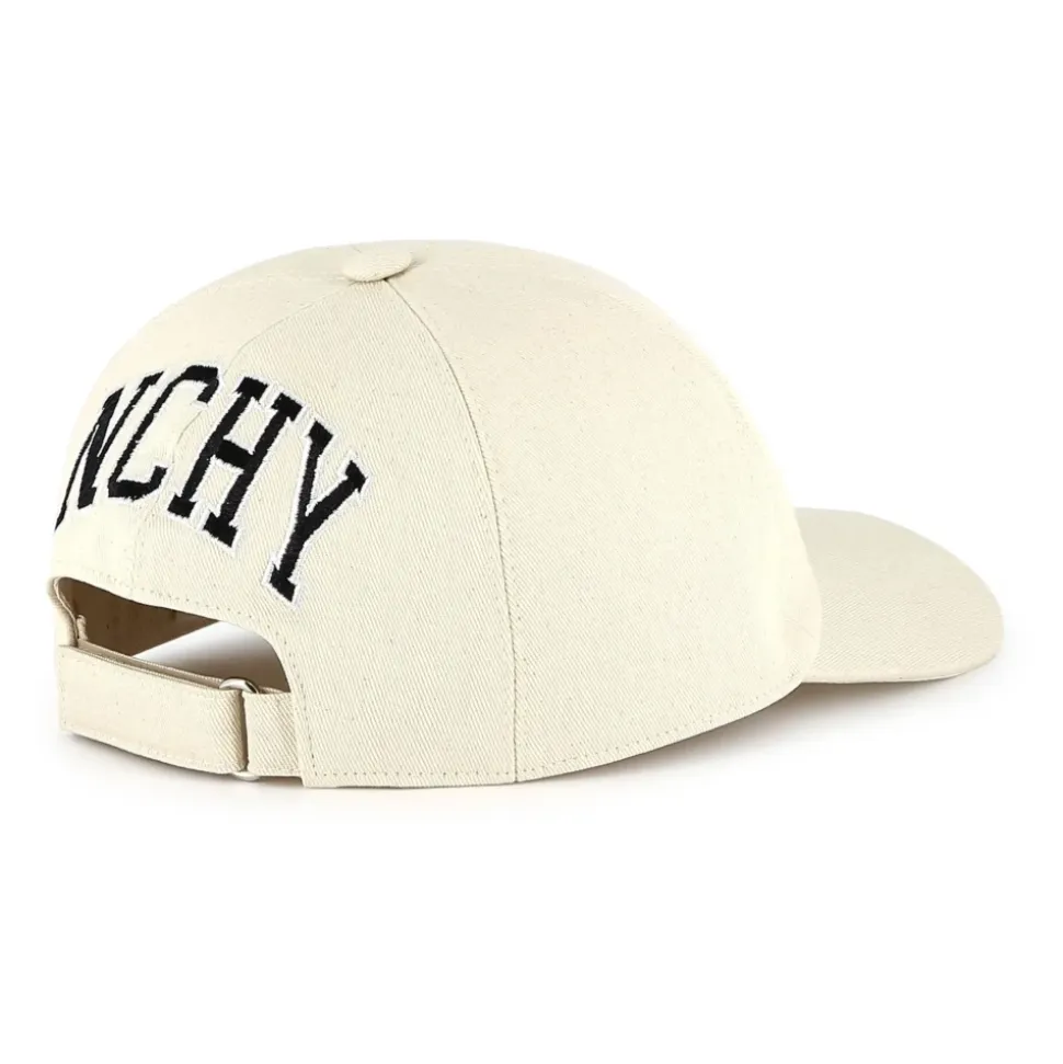 Gorra Blanca de Algodón con Logo Bordado