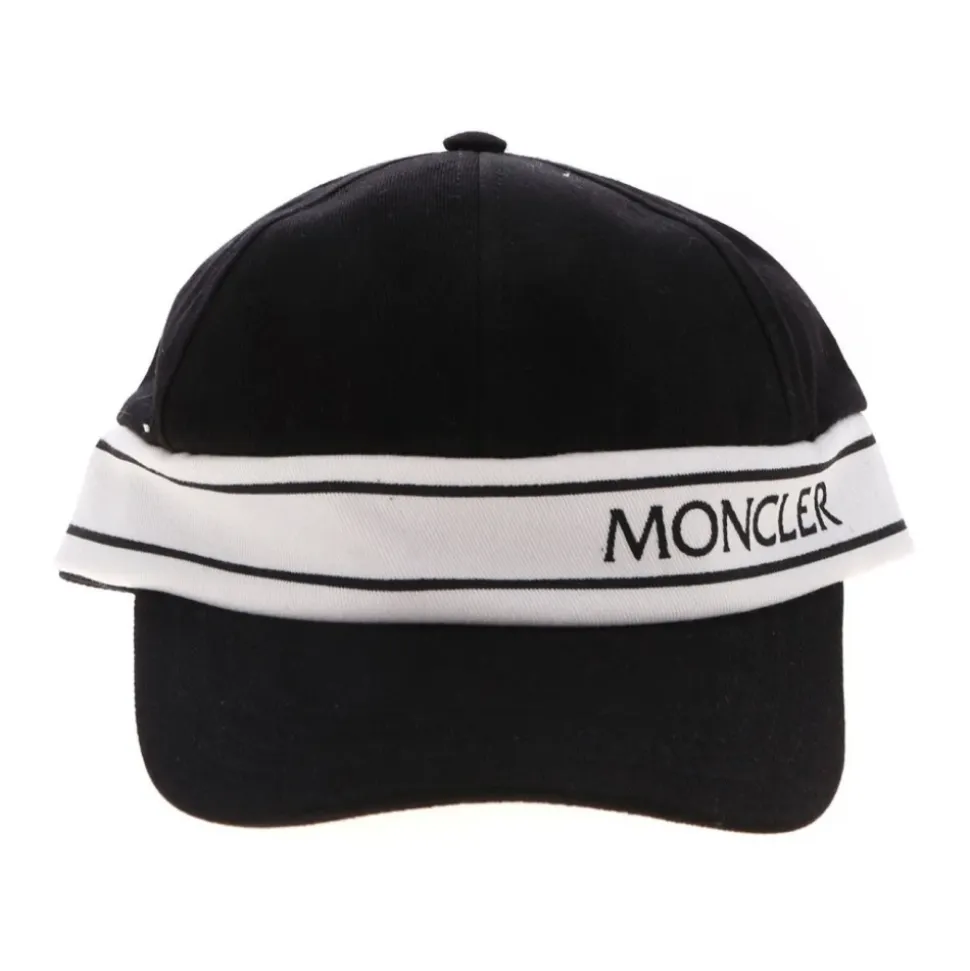 Gorra con Logotipo y Banda a Rayas