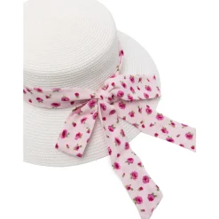 Gorra de ala ancha con corona plana