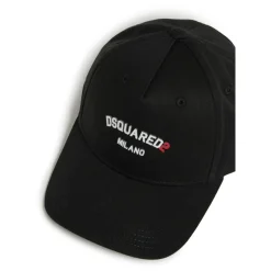 Gorra de béisbol ajustable con estampado de logo y bordado trasero