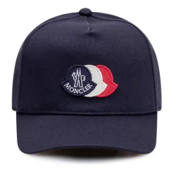 Gorra de béisbol de algodón con logo tricolor