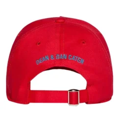 Gorra de béisbol roja para niños con logo