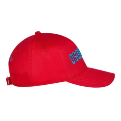 Gorra de béisbol roja para niños con logo