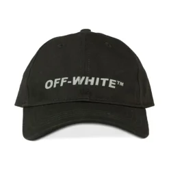 Gorra Negra de Algodón con Logo Bordado