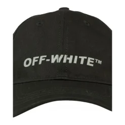 Gorra Negra de Algodón con Logo Bordado