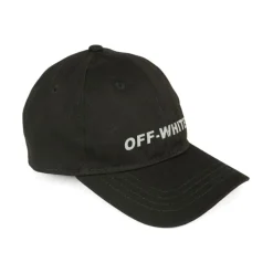 Gorra Negra de Algodón con Logo Bordado