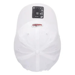 Gorra visera curva blanca aire no estructurado