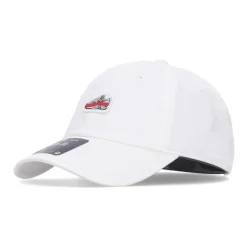 Gorra visera curva blanca aire no estructurado