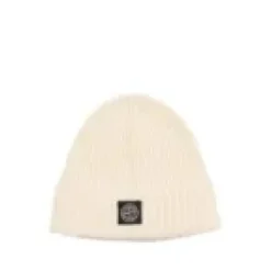 Gorro Beanie de Lana y Cachemira Acanalado