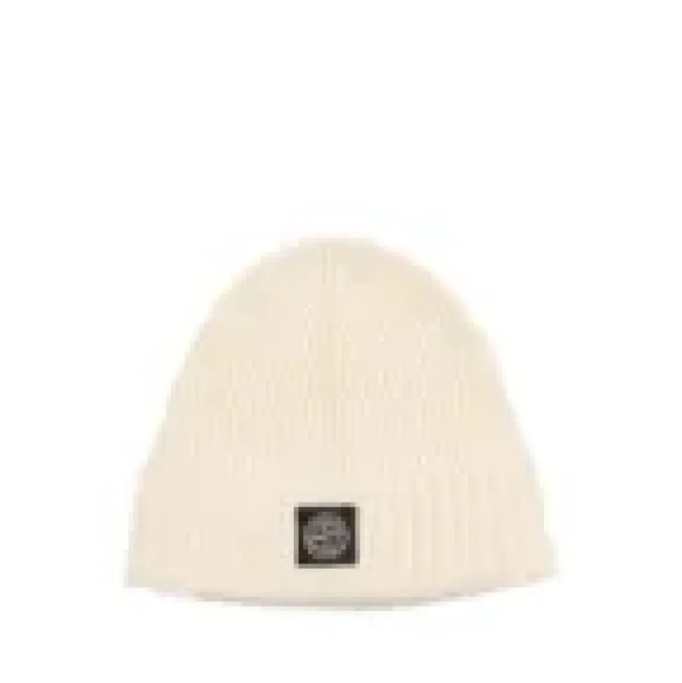 Gorro Beanie de Lana y Cachemira Acanalado