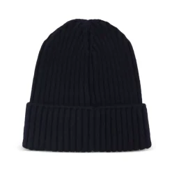 Gorro de Lana Acanalado con Logo