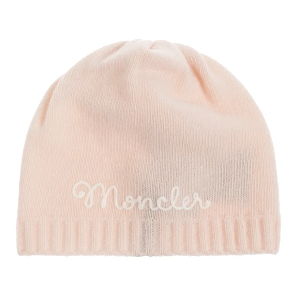 Gorro de lana con logo bordado