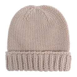 Gorro de lana con parche del logo