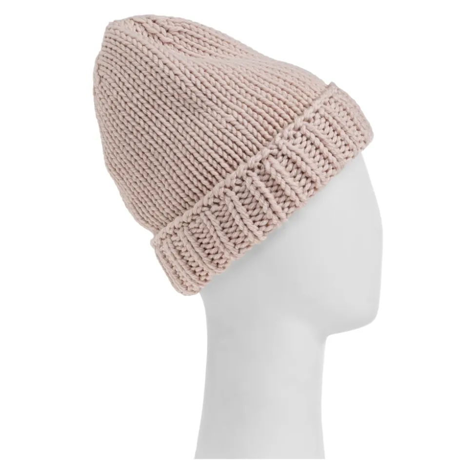 Gorro de lana con parche del logo