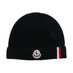 Gorro de punto acanalado