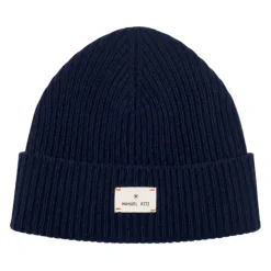 Gorro de punto acanalado