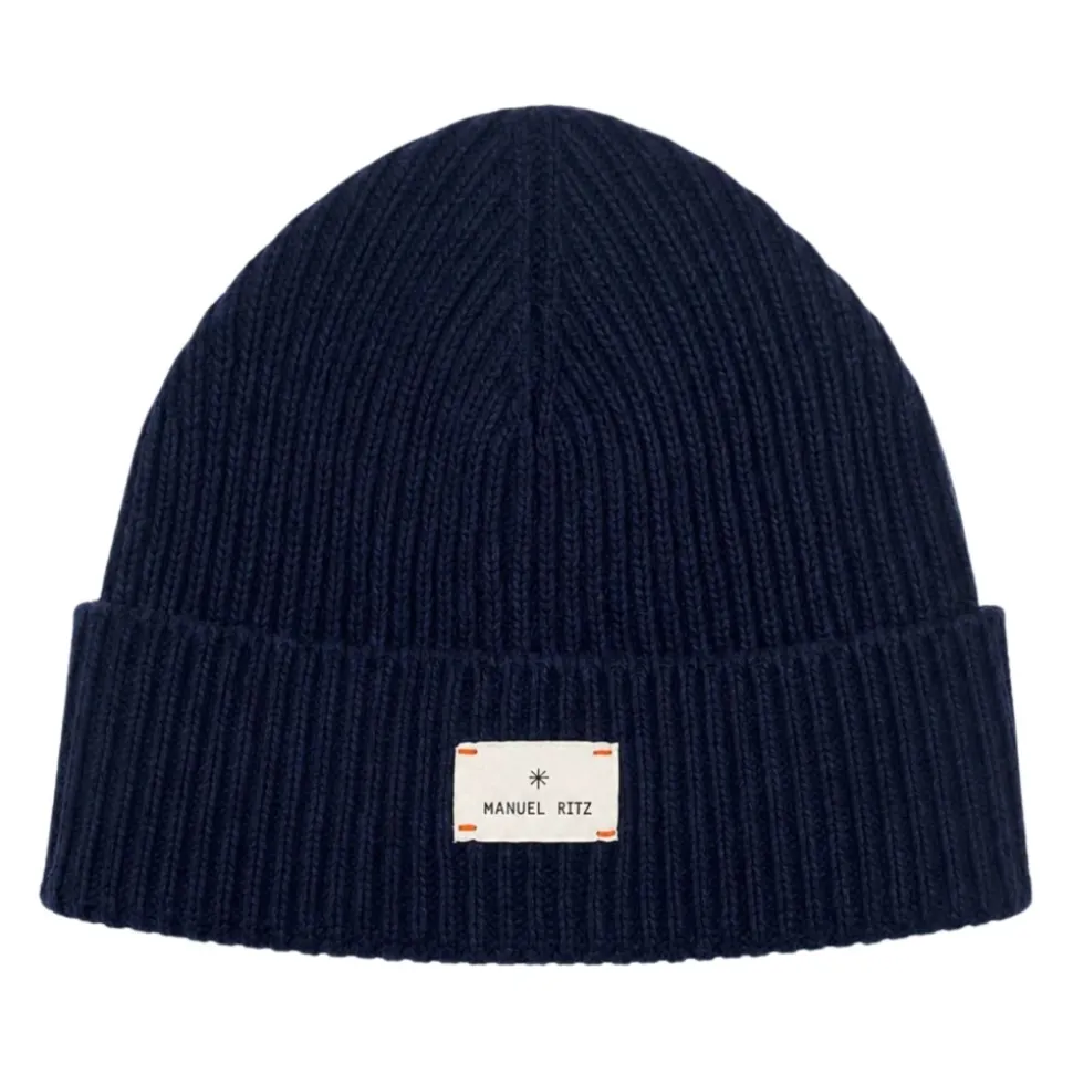 Gorro de punto acanalado