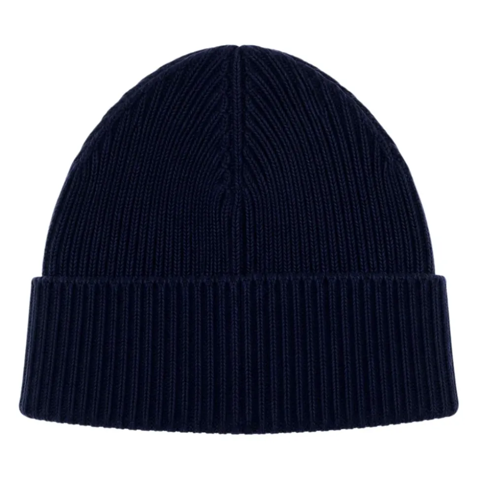 Gorro de punto acanalado