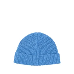 Gorro de Punto Acanalado con Parche del Logo