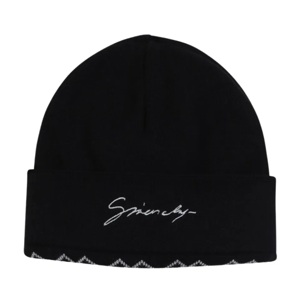 Gorro de punto reversible