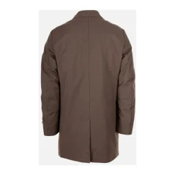 Impermeable en lana técnica