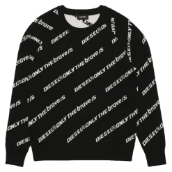 Jacquard Logo Knit
