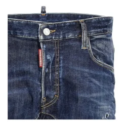 Jeans Biker Ordenados con Efecto Usado