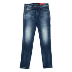 Jeans con efecto descolorido