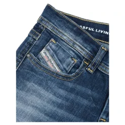 Jeans con efecto descolorido