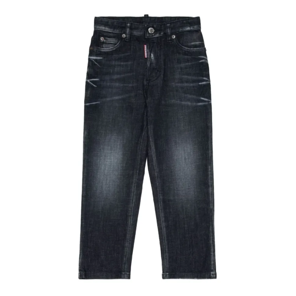 Jeans con efecto desgastado
