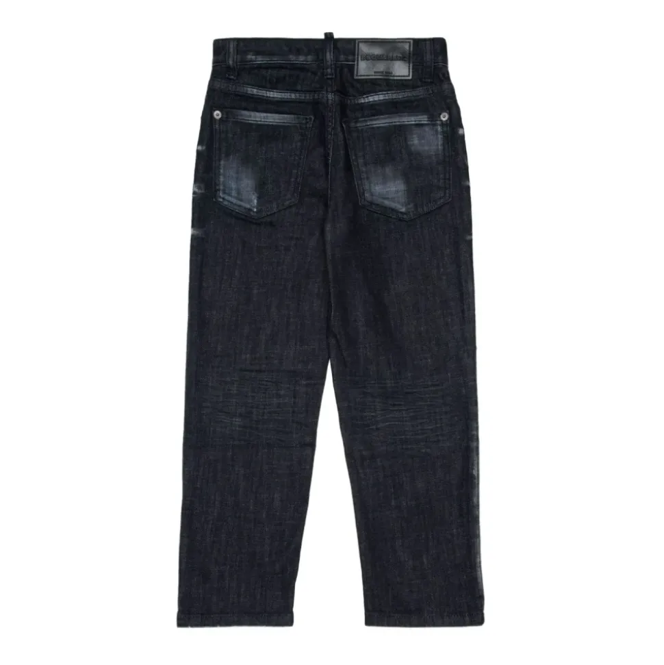 Jeans con efecto desgastado