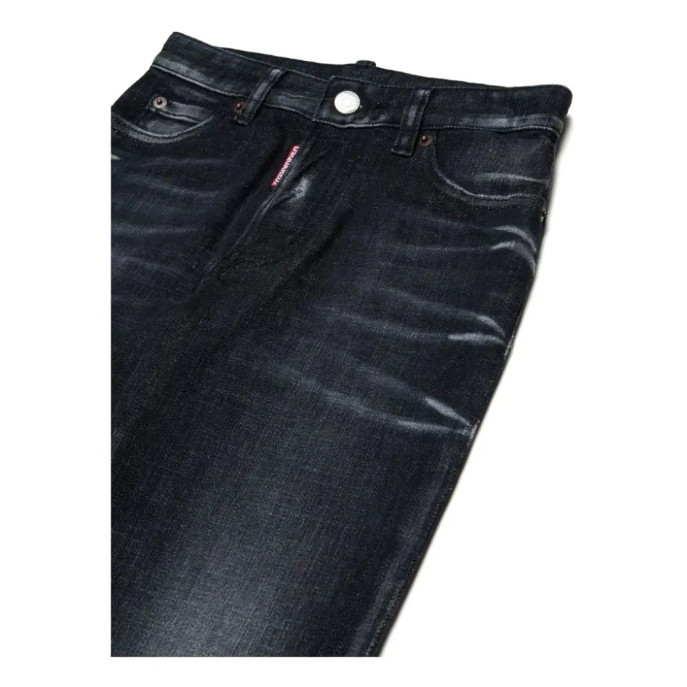 Jeans con efecto desgastado