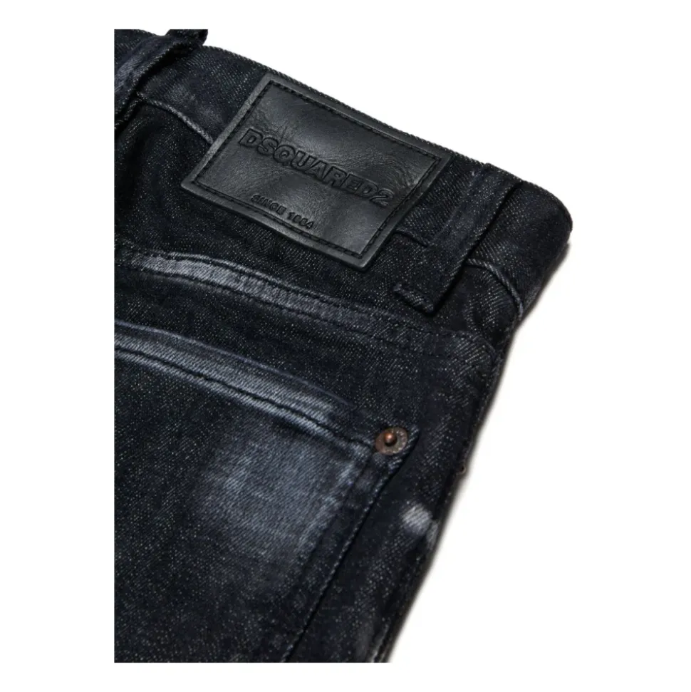 Jeans con efecto desgastado