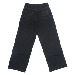 Jeans con Logotipo Bordado