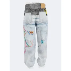 Jeans de corte holgado
