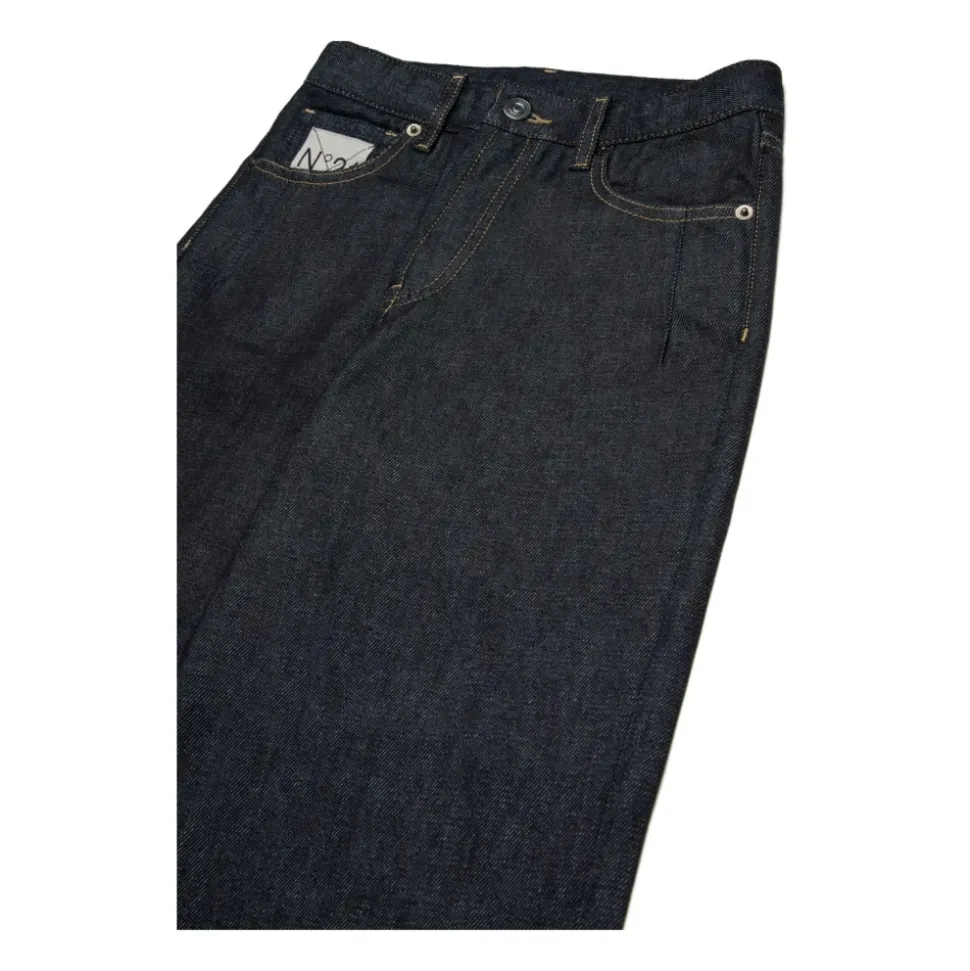 Jeans Infantiles Bordados Azul Marino
