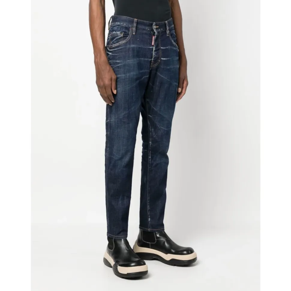 Jeans Skater Lavado Oscuro Limpio