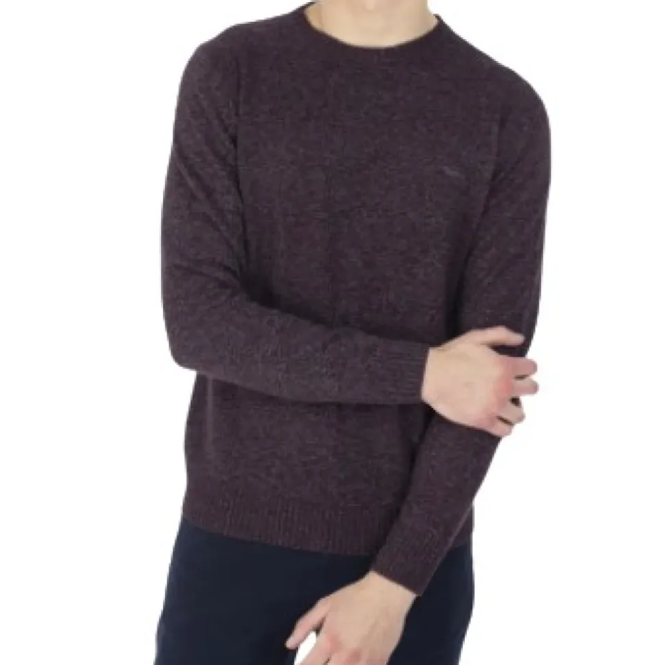 Jersey Burdeos con bordado icónico de Bassotto