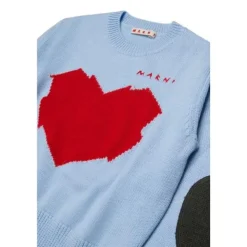 Jersey con cuello redondo y parches en las mangas