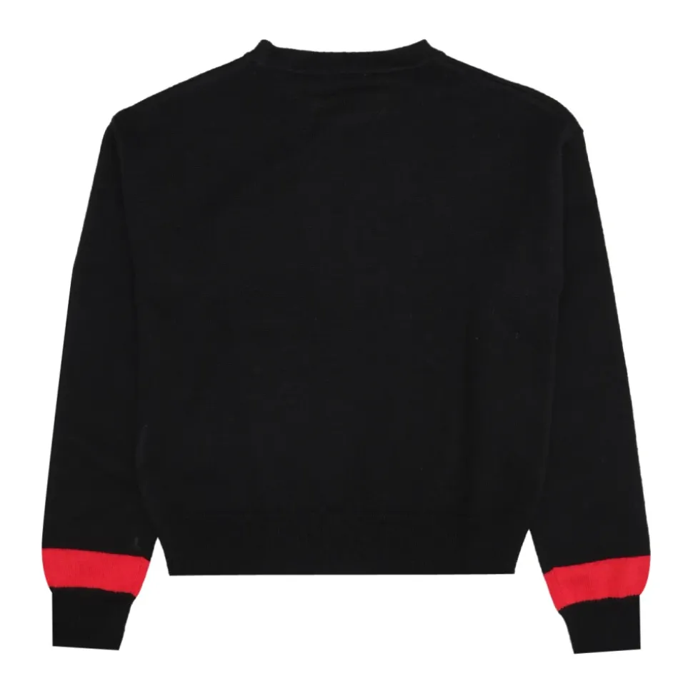 Jersey de algodón negro con logo N 21