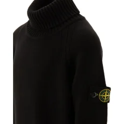 Jersey de Cuello Alto de Punto Negro AW24