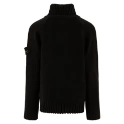 Jersey de Cuello Alto de Punto Negro AW24