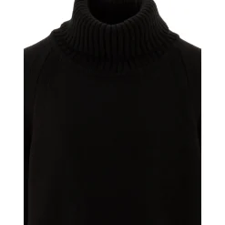 Jersey de Cuello Alto de Punto Negro AW24